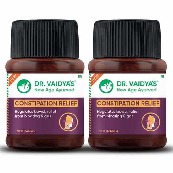 Dr. Vaidya's Constipation Relief -30 Capsules - Pack Of 2
