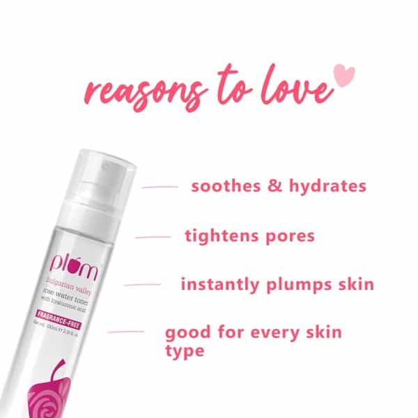 Plum Bulgarian Valley Rose Water Toner - 100 Ml