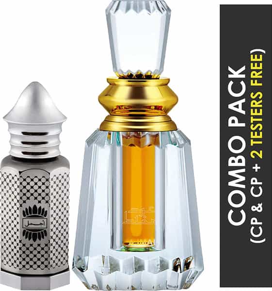 Ajmal Asher Cp Oil 12Ml For Unisex And Oudh Mukhallat Cp Oil Women 6Ml For Unisex