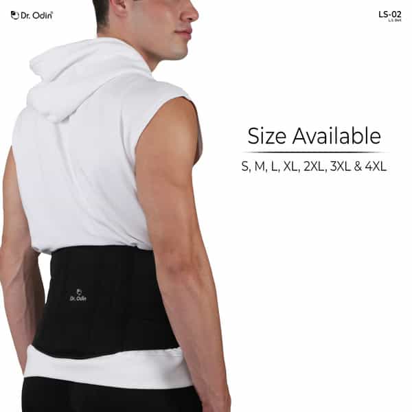 Dr. Odin Ls Belt Sco Premium | Superior Lumbar And Sacral Support | Discreet Design | Xxl