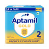 Aptamil Gold Follow Up Formula Powder - Stage 2 (6 To 12 Months) | Prebiotics & Dha 1.2 Kg