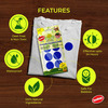 Runbugz Mosquito Repellent Patches (Pack Of 48)- Blue