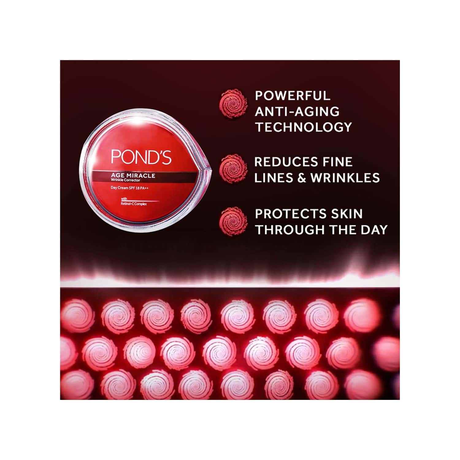 pond's age miracle wrinkle corrector spf 18 pa   day cream 50 g