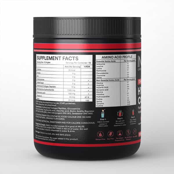 Inlife Japanesecollagen Supplements For Women & Men (Strawberry | Collagen | 200G)
