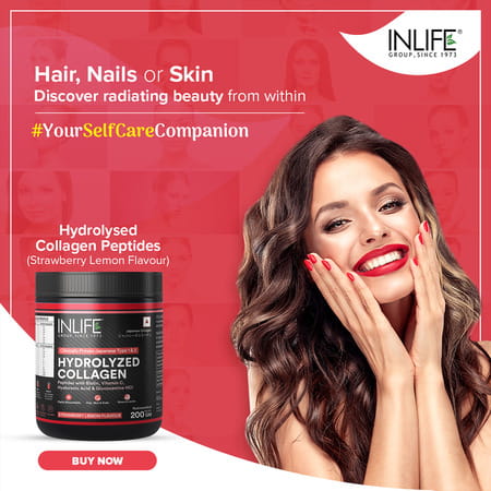 Inlife Japanesecollagen Supplements For Women & Men (Strawberry | Collagen | 200g)