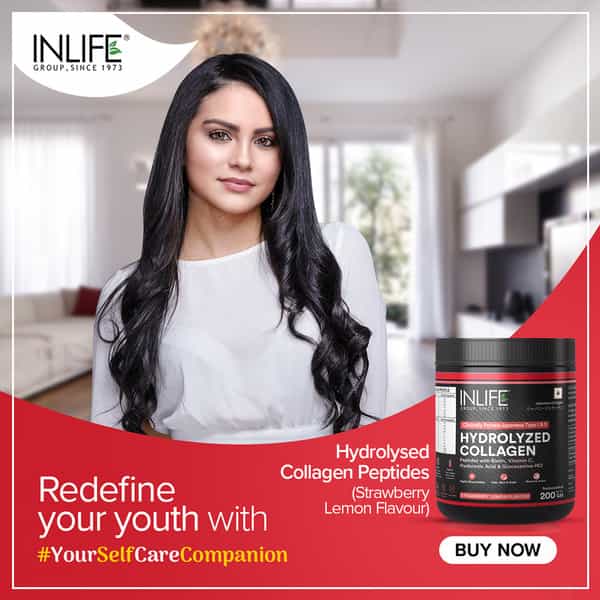 Inlife Japanesecollagen Supplements For Women & Men (Strawberry | Collagen | 200G)