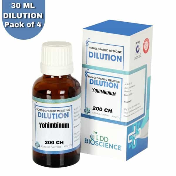 Ldd Bioscience Yohimbinum Dilution 200 Ch (Pack Of 4 - 120Ml)