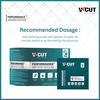 V-Cut Men Performance Booster Ayurvedic Supplement For Immunity | Strength & Stamina 75g (15 Sachet)