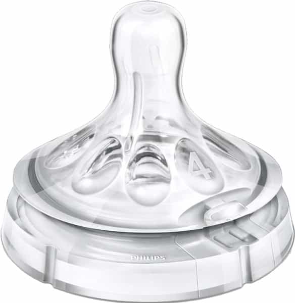 Philips Avent Natural Teat Fast Flow - 6Months+ (Pack Of 2) 4 Nipple