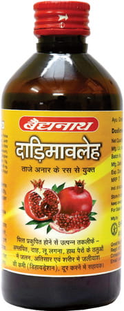 Baidyanath Nagpur Dadimavaleha Syrup With Pomegranate Immunity Booster 200 Ml (Pack Of 2)