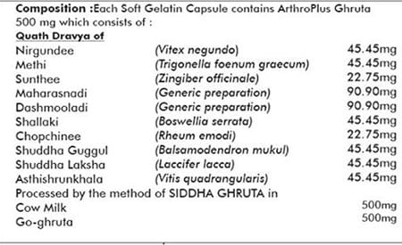 Naturz Ayurveda Arthroplus - 900 Capsules (Pack Of 2)