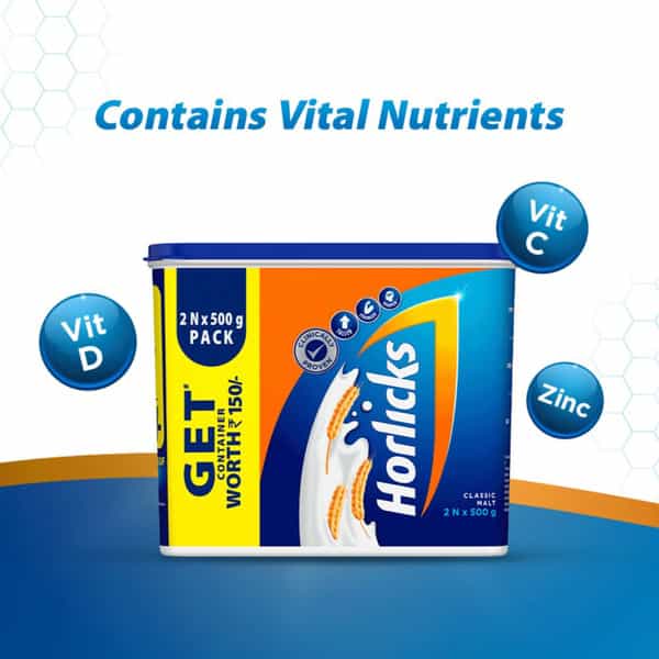 Standard Horlicks 1Kg Plastic Container