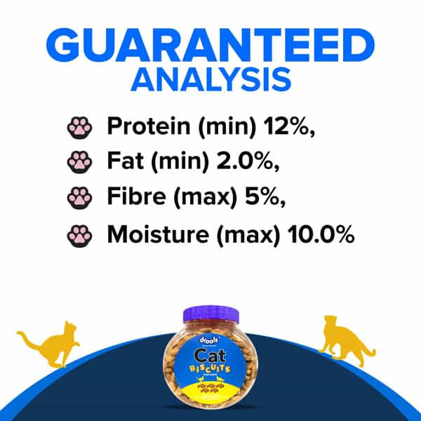Drools Cat Treat Biscuits Real Chicken Flavor 400G Jar