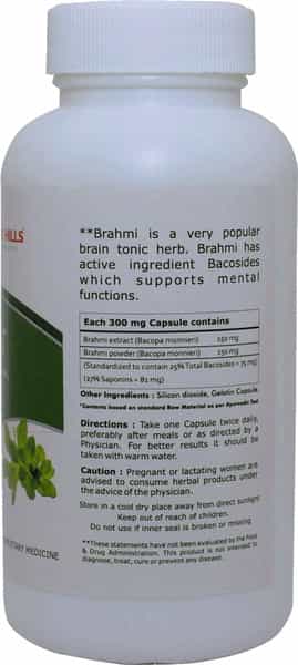 Herbal Hills Brahmihills - 120 Capsule