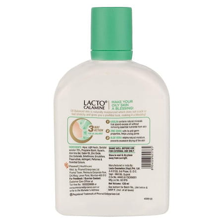 Lacto Calamine - 120 Ml (Combination To Normal Skin | Pack Of 2)