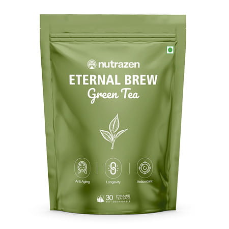 Nutrazen Eternal Brew Green Tea For Weight Management | 30 Tea Bags
