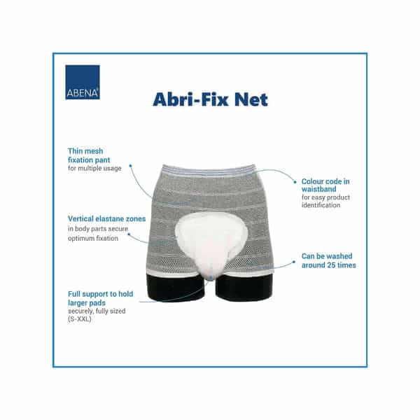 Abena Maternity Pads With Multi-Use Mesh Fixator Pants - M