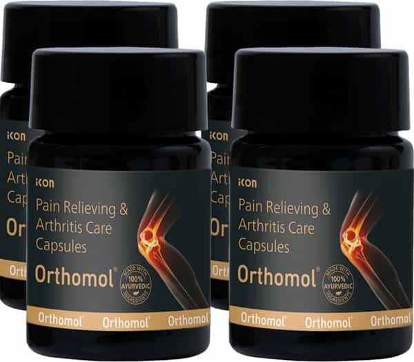Orthomol Ayurvedic Pain Relief 10 Capsules (Pack Of 4)