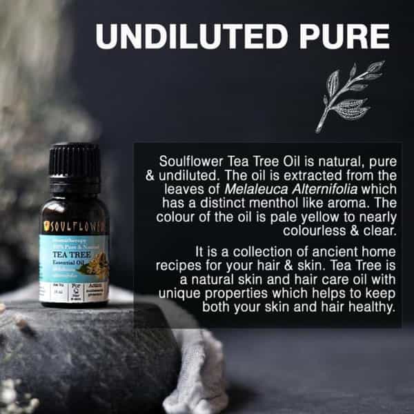 Soulflower Teatree Essential Oil 15Ml