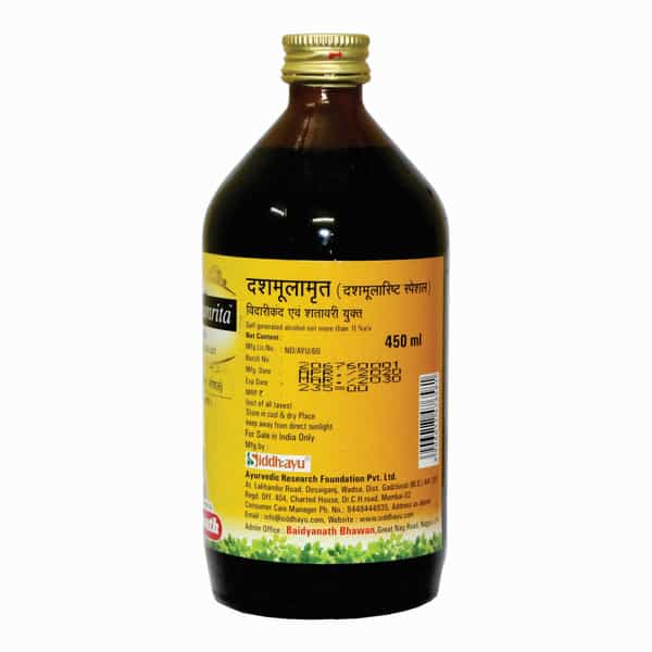 Baidyanath Asli Ayurved Dashmulamrita | 450Ml | For Vat Disease