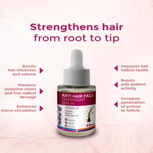 Healthyr-U Anti Hairfall Overnight Bottle Of 30Ml Serum