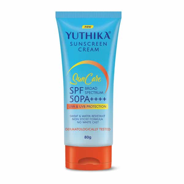 Yuthika Sunscreen Spf 50 Pa++++ With Uva & Uvb Protection 80G | Dermatologically Tested | Unisex