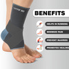 Stergic Next Ankle Support Binder Dual Grip Anatomic Fit Breathable Us Fda Approved Small Size 1 Nos