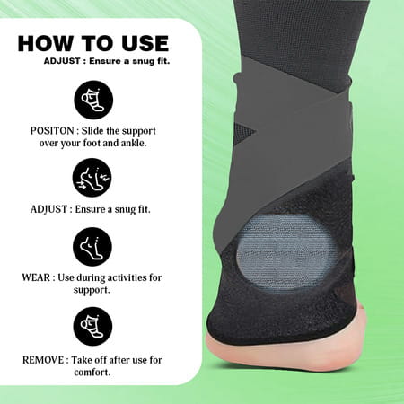 Stergic Next Ankle Support Binder Dual Grip Anatomic Fit Breathable Us Fda Approved Small Size 1 Nos