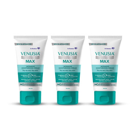 Venusia Max Intensive Moisturizing | For Dry And Very Dry Skin | Cream | 150 Gm | Pack Of 3