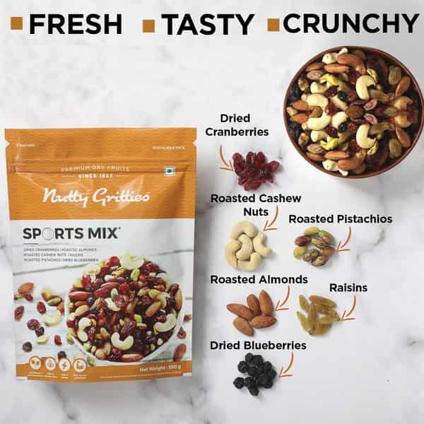 Nutty Gritties Sports Mix - 200G