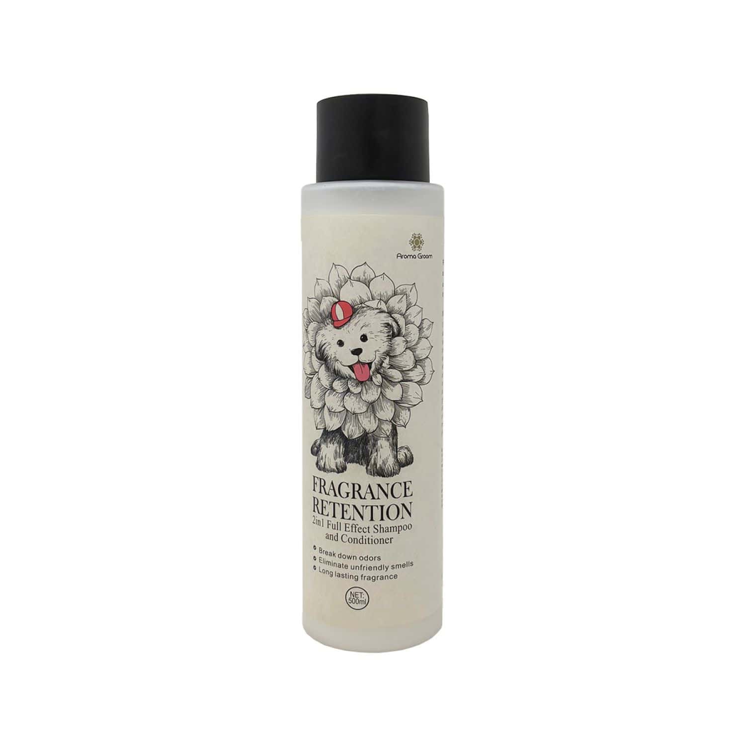 Aroma Groom Geluns 2 In 1 Pet Shampoo & Conditioner 500 Ml
