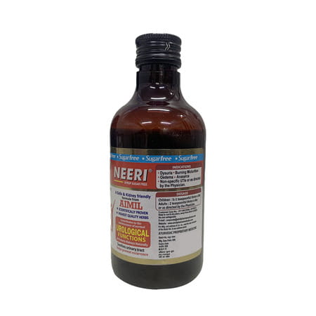Aimil Neeri Syrup Suger Free 200Ml | Urinary Tract Infections (Utis) | Burning Micturition