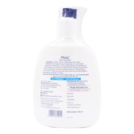 Moiz Cleansing Lotion - Face & Body 400ml