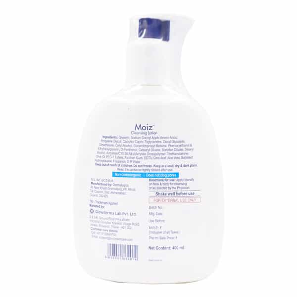 Moiz Cleansing Lotion - Face & Body 400Ml