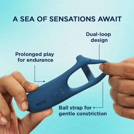 Skore Waves Unisex Massager For Mutual Satisfaction 1 Nos