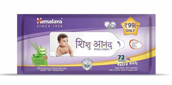 Himalaya Shishu Anand | 72 Baby Wipes