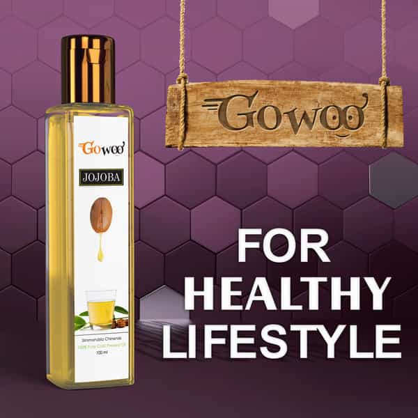 Go Woo 100% Pure Cold Pressed Jojoba Carrier Oil 100 Ml