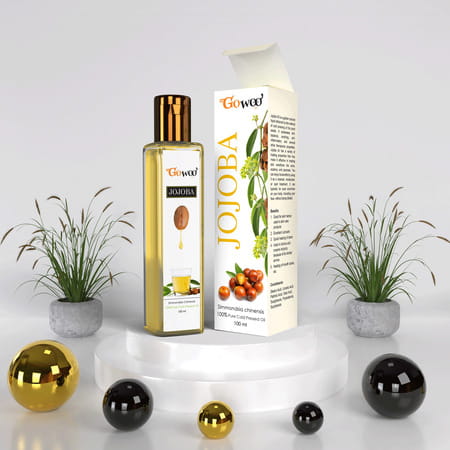 Go Woo 100% Pure Cold Pressed Jojoba Carrier Oil 100 Ml