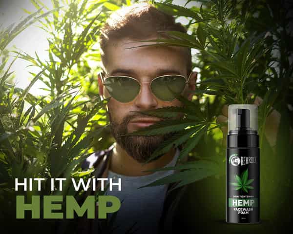 Beardo Hemp Foam Facewash - 100 Ml