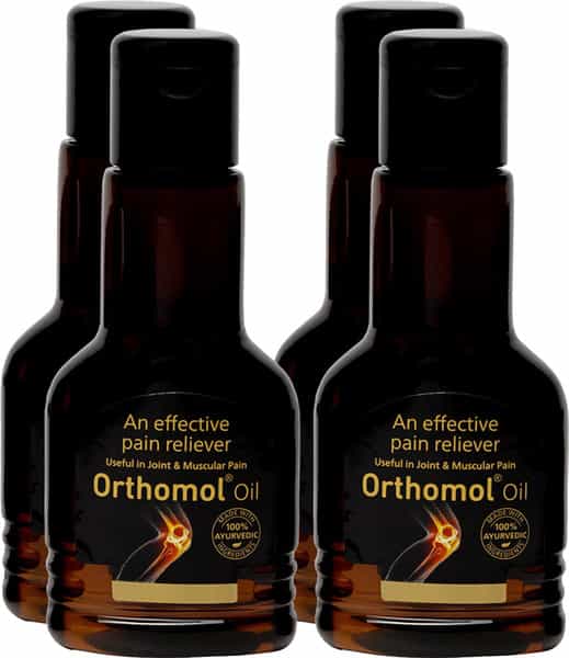 Orthomol Ayurvedic Pain Relief Oil For Joint Pain Muscular Pain - 50 Ml (Pack Of 3)