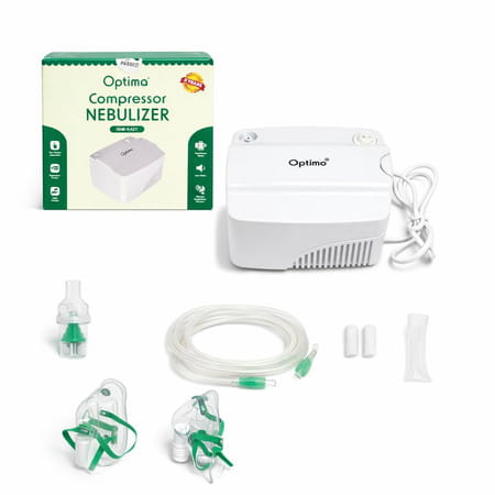 Optima Compressor Nebulizer Machine With Adult Child Mask