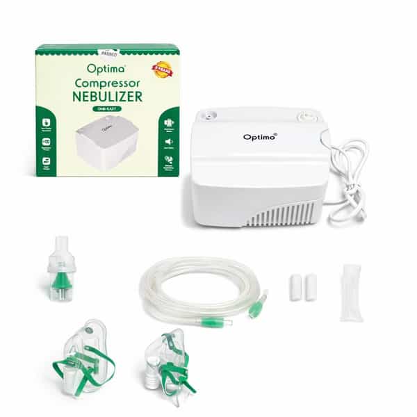 Optima Compressor Nebulizer Machine With Adult Child Mask