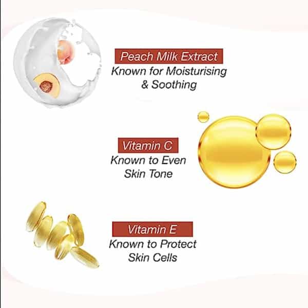 Lakme Peach Milk Light Weight Moisturizer Body Lotion 120 Ml