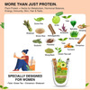 Vegan Greens Clean Women Plant Protein + Ayurvedic Herbs Vitamins Mineral (1Kg | Vanilla + Shaker)
