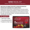Oxyglow Wine Facial Kit|Wrikle Free Effect|Renovates Skin Cells|Lemon|Grapeseed Oil| 53Gram