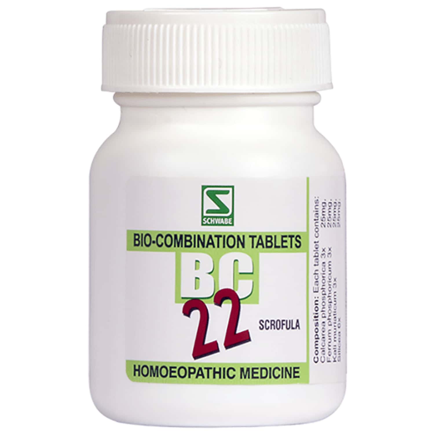 Dr. Willmar Schwabe India Bio-Combination 22 (Bc 22) Tablet 20 No'S