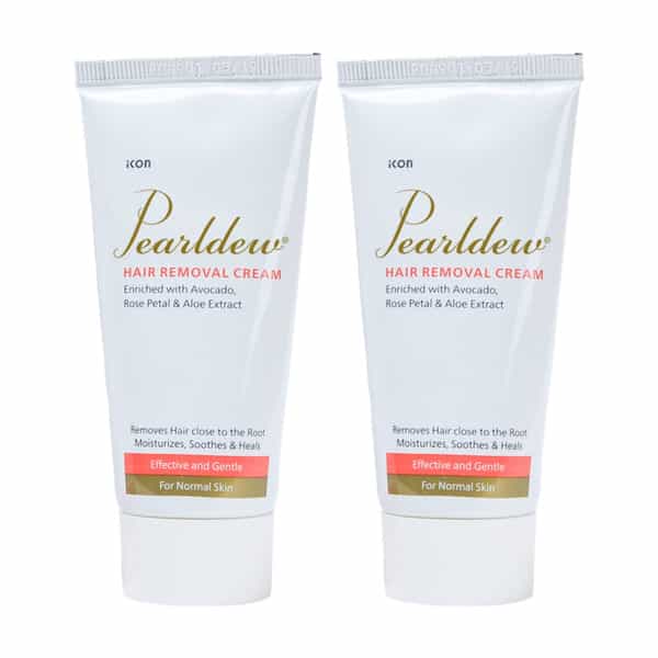 Pearldew Hair Removal Cream 60 Gm | With Aloe & Avocado | Paraben Free (Pack Of 2)