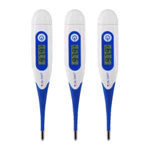 Dr. Odin Dmt 4333 Digital Medical Thermometer Fda Approved Quick 40 Second Reading Pack Of 3