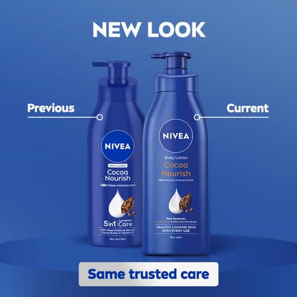Nivea Cocoa Nourish Body Lotion With Deep Moisture Serum| For Very Dry Skin - 400Ml