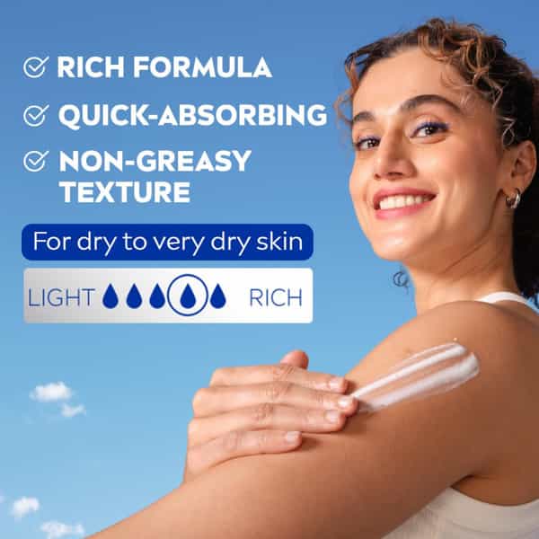 Nivea Cocoa Nourish Body Lotion With Deep Moisture Serum| For Very Dry Skin - 400Ml